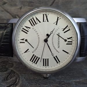 Romanson Men’s Stainless Steel White Dial Watch
