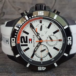 Tommy Hilfiger Men's Cool Sport Analog Display Quartz White Watch 1791146
