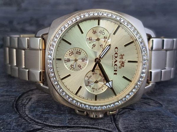 COACH Women's Gold Dial Watch 14502127