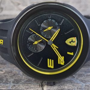 Ferrari Scuderia FXX Men's Black Silicon Watch 0830224