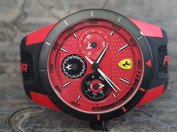 Ferrari Men's Analog Display Black Japanese Quartz Watch 0830255