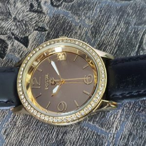 Fossil Women Gold Dial Analogue Watch