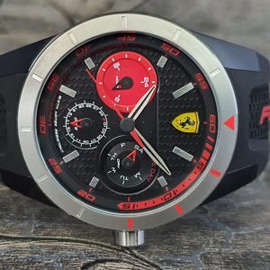Ferrari Men's MULTI Red Resin and Silicone Quartz Watch 0830254
