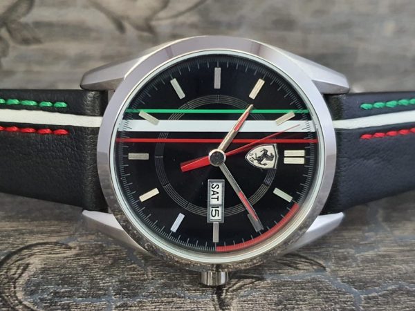 Ferrari Men's D50 Analogue Quartz Leather Watch 0830236