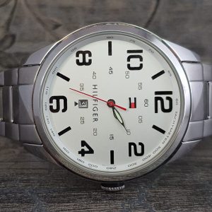 Tommy Hilfiger Men's Stainless Steel White Dial Watch 1791159