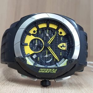 Ferrari Men's Black Watch with Silicone Strap 830206