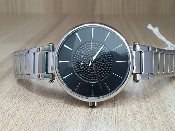Esprit Men's Stainless Steel Black Dial Watch 906772