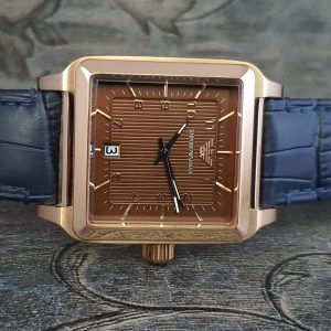 Emporio Armani Men's Quartz with Leather Strap Watch AR1622