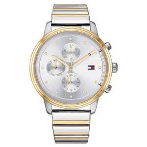 Tommy Hilfiger Women's Quartz Two-tone Stainless Steel White Dial 38mm Watch 1781908