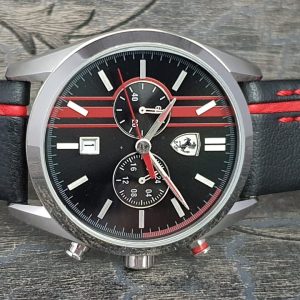 Ferrari Men's D 50 Analog Display Quartz Black Watch 0830177