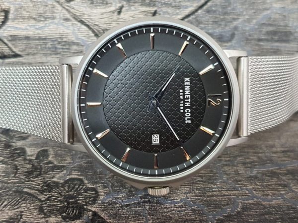Kenneth Cole New York Men’s Quartz Stainless Steel Black Dial Watch