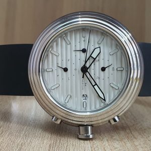 Norton Men’s Black Silicone Band White Dial 42mm Watch
