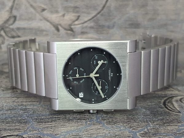 Norton Men's German Design Quartz Black Dial Watch