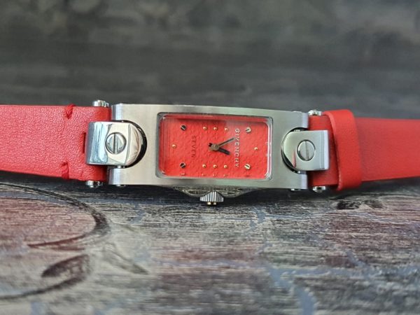 Givenchy Women’s Analog Swiss made Red Watch