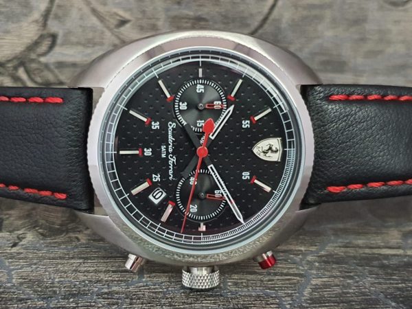 Ferrari Men's Formula Sportiva Analog Display Quartz Black Watch 830239