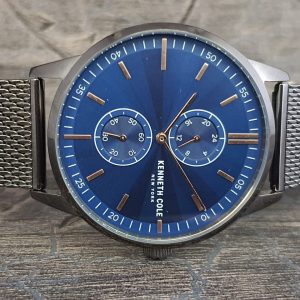 Kenneth Cole New York Men’s Stainless Steel Blue Dial Watch