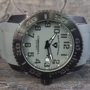 Swiss Legend Men's Analog Display Swiss Made Quartz Grey Watch 10068-02-BLKA