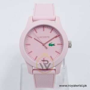 Lacoste Women's Pink Silicone Strap Pink Dial 42mm Watch 2010773