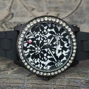 Juicy Couture Women's Analog Display Quartz Black Watch 1901300