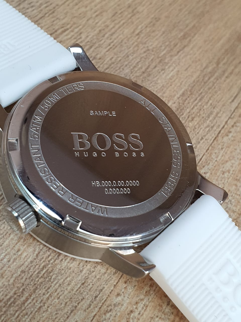 Hugo Boss Women's Quartz White Rubber Strap 36mm Watch - Royalwrist.pk