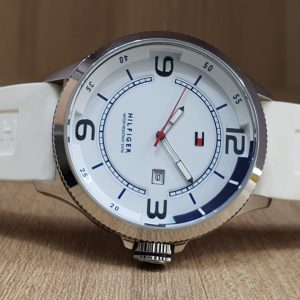 Tommy Hilfiger Men’s White Band 46mm Watch 1710326
