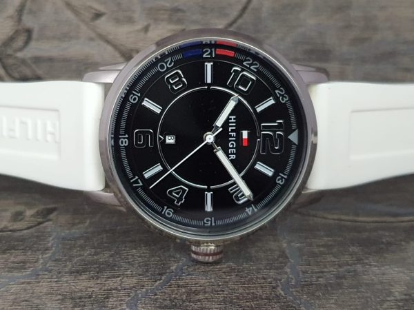 Tommy Hilfiger Men’s White Band Watch TH2211141476