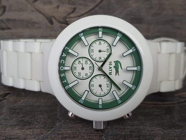 Lacoste Men's Borneo Quartz White Watch 2010757