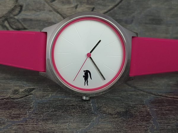 Lacoste Women’s Pink Silicone Strap And Silver Dial Watch 200943000