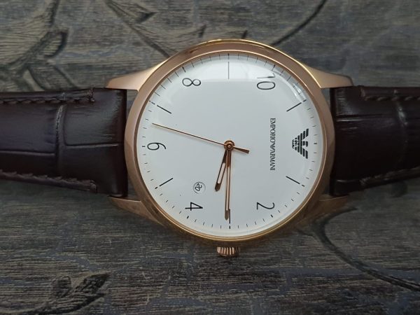 Emporio Armani Men's White Dial Watch AR1915