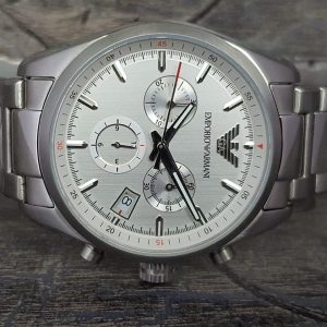 Emporio Armani Men's Analog Stainless Steel Strap Silver Watch AR6013