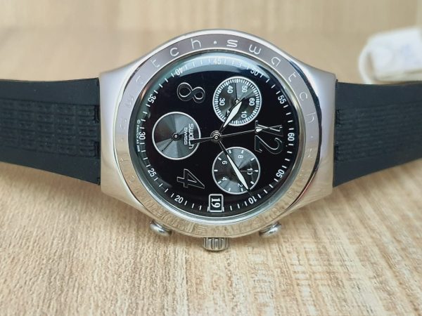 Swatch Men’s Swiss Made Black Dial Watch SW302SW