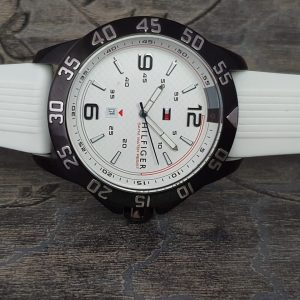 Tommy Hilfiger Men’s White Silicone Strap Watch TH2221341482