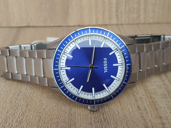 FOSSIL Men's Stainless Steel Blue Dial Watch BQ1266