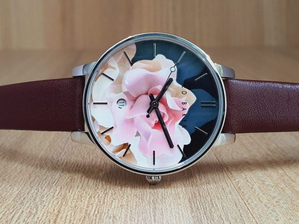 Ted Baker Ladies Quartz Leather Brown Band Watch TE10030692