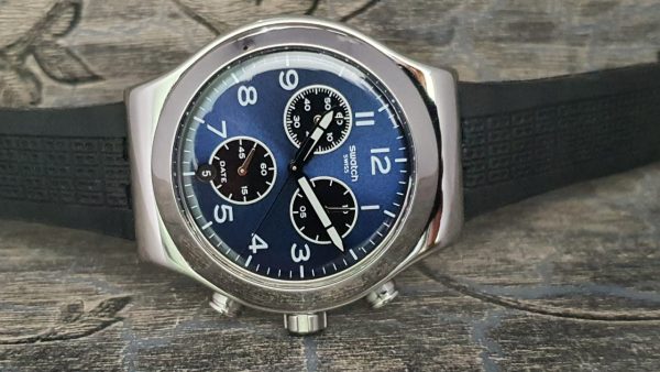 Swatch Men’s Swiss Made Blue Watch SR36SW