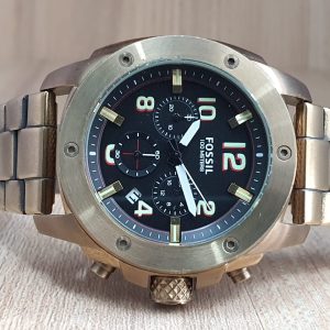 Fossil Men's Analog Quartz Brown Dial 44mm Watch FS5065