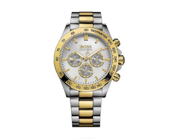 Hugo Boss Men’s Chronograph Two-Tone Silver Watch 1512960
