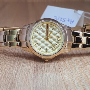 Armani Exchange Women’s Stainless Steel Gold Watch AX5212