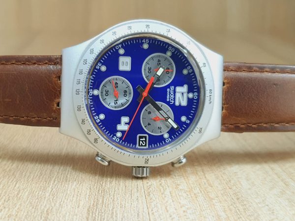 Swatch Men's Swiss Made Blue Dial Watch YCS4025AG