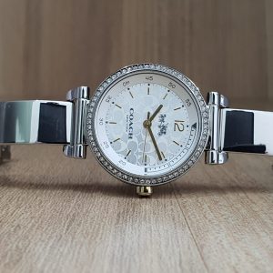 Coach Women’s Quartz Bracelet Stainless Steel Silver 30mm Watch