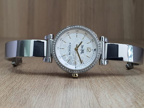 Coach Women’s Quartz Bracelet Stainless Steel Silver 30mm Watch