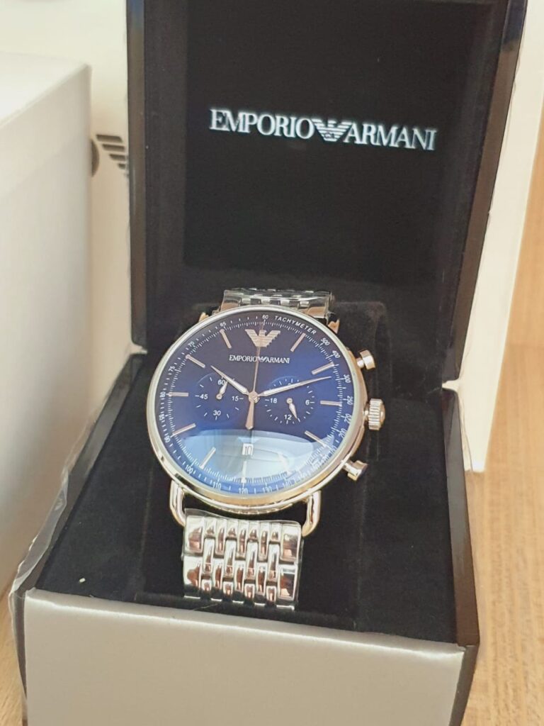 Emporio Armani Men’s Chronograph Stainless Steel 43mm Watch AR11238 ...