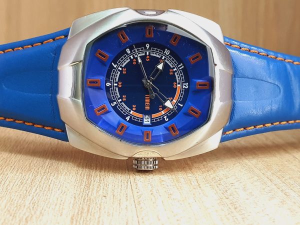 Time Industrial Men's Quartz Blue 42mm Watch 21153369G-13