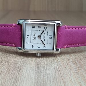 Coach Women’s Pink Leather Band 23mm Watch 14502020