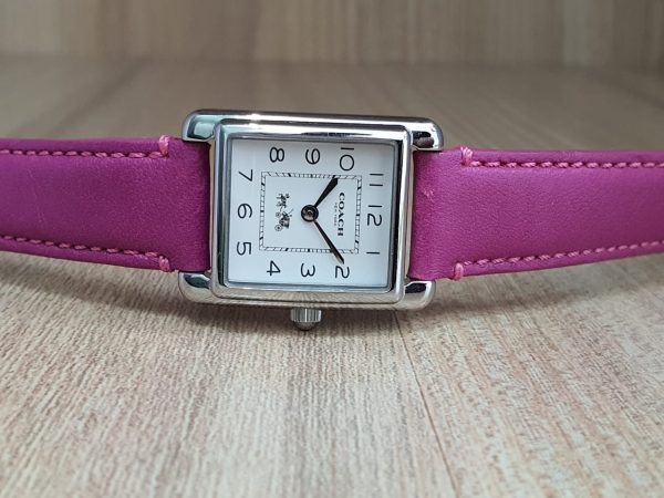 Coach Women’s Pink Leather Band 23mm Watch 14502020