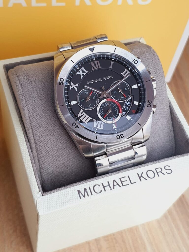 Michael Kors Men's Quartz Stainless Steel Silver Tone Watch MK8438 ...