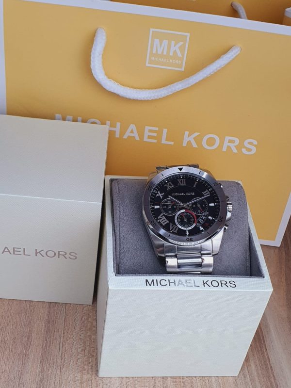 Michael Kors Men’s Quartz Stainless Steel Silver Tone Watch MK8438 ...