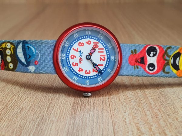 Flik Flak by SWATCH Kid’s Swiss Made Multi Color 32mm Watch ETA2005
