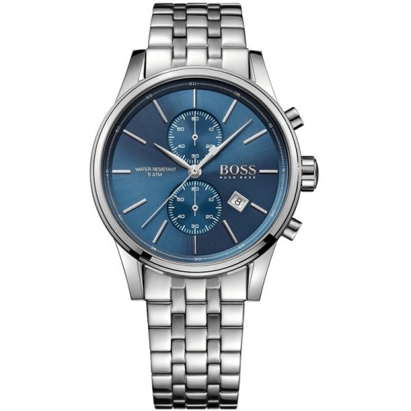 Hugo Boss Men’s Chronograph Quartz Stainless Steel Blue Dial 41mm Watch 1513384