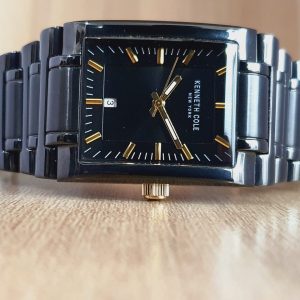 Kenneth Cole New York Men’s Quartz Stainless Steel Black Watch KC50663003